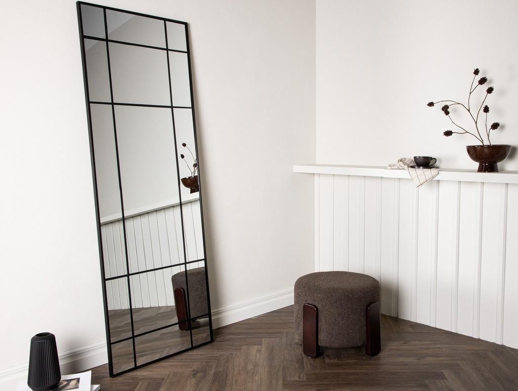 SPIEGEL LAKE Metall P & B Spiegel > Wandspiegel Schwarz