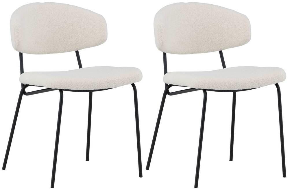 wohnli-moebel-suche-002615001801 Wohnli Möbelsuche - Stuhl-Set Chico ca. 50x79x57 cm Schwarz/Weiß
