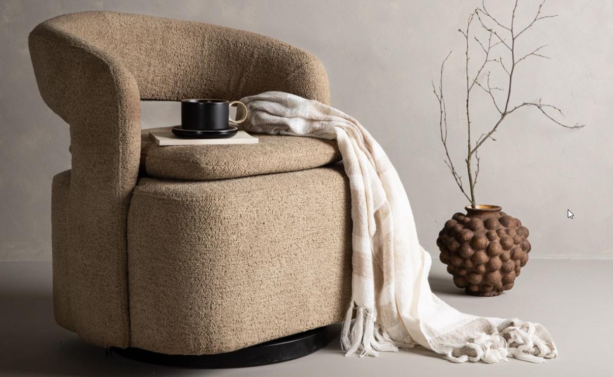 Cocktailsessel Laurel Beige Bouclé Metall, Textil Best Price Möbel > Sessel > Polstersessel Beige