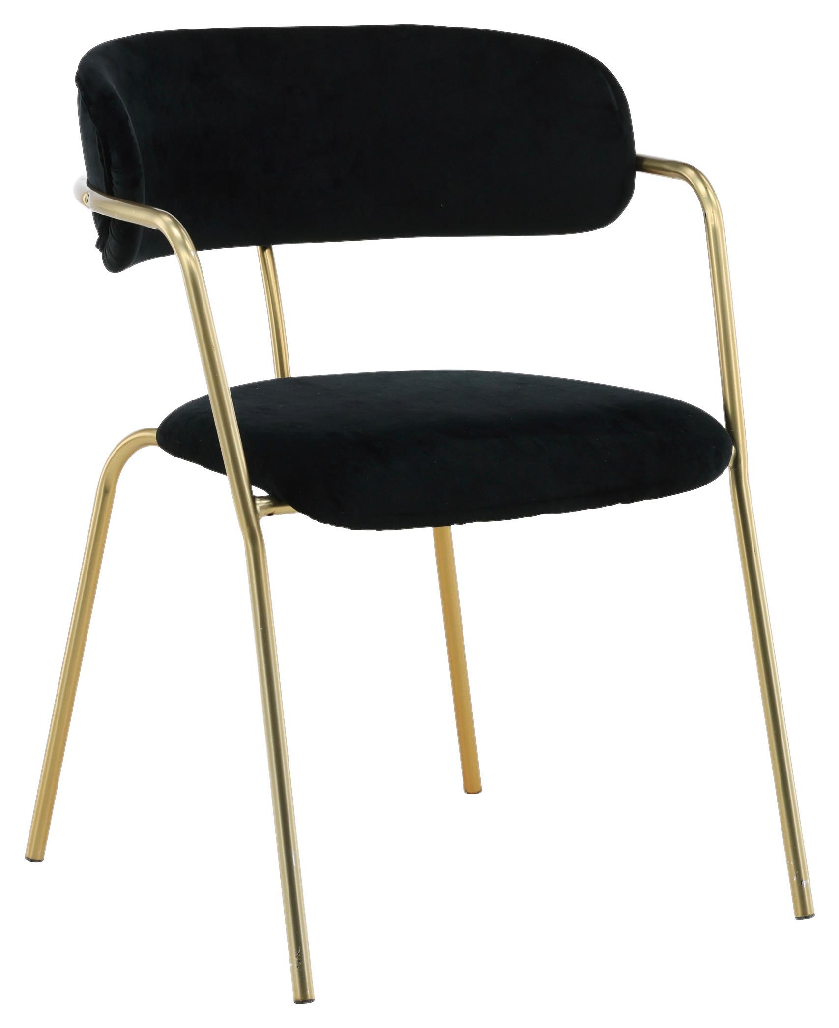 wohnli-moebel-suche-002615004503 Wohnli Möbelsuche - Stuhl-Set Arrow 2er-Set ca. 58x79 cm Samt Schwarz