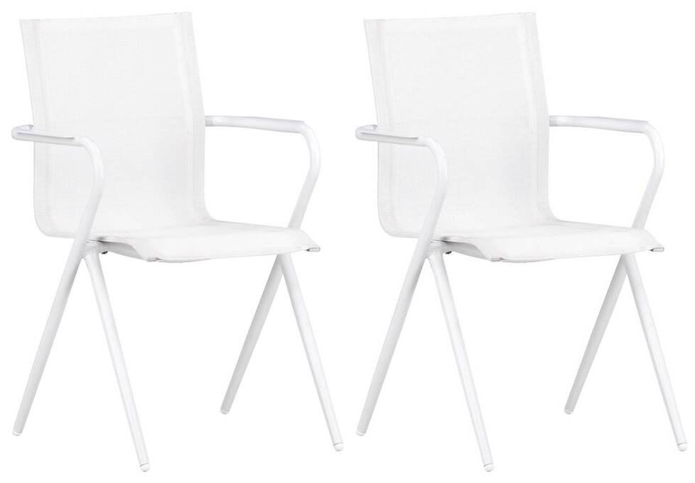 Wohnli Möbelsuche - STAPELSESSEL Weiß Aluminium