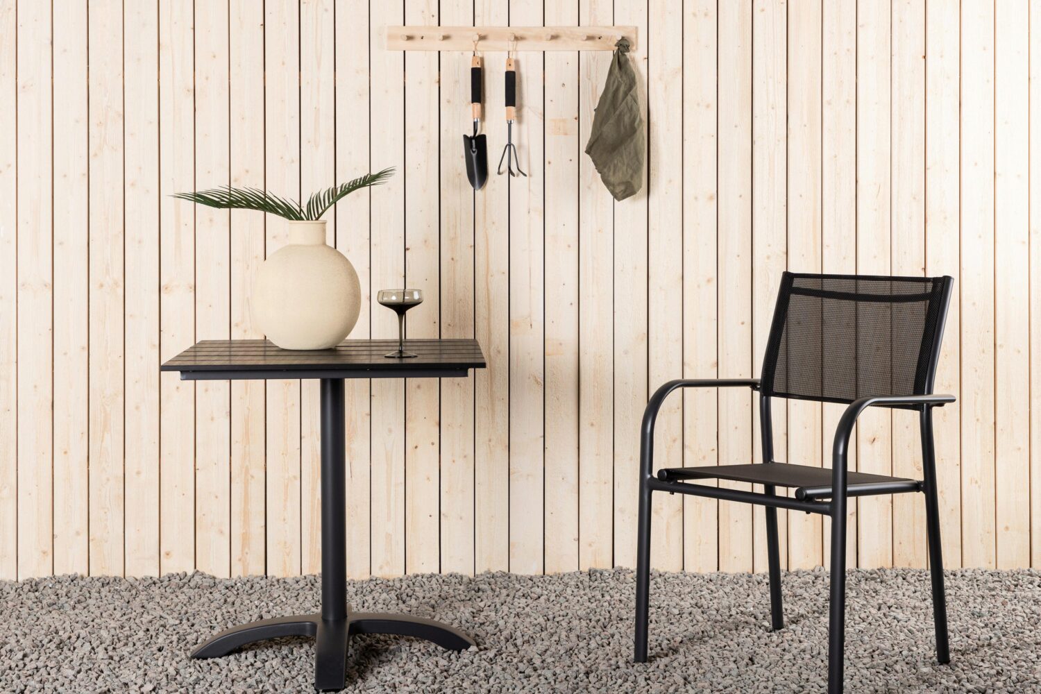 Balkontisch Colorado ca. 70x74 cm Schwarz Metall, Kunststoff Gardenson Garten & Outdoor > Balkonmöbel > Balkontische Schwarz