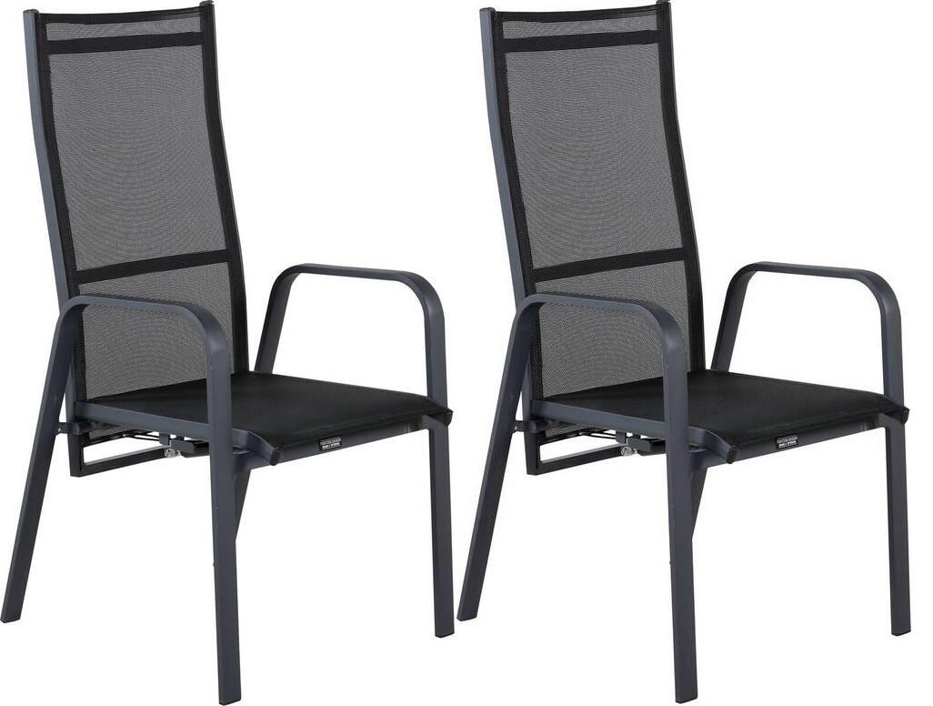 Wohnli Möbelsuche - Gartensessel-2er Set Copacabana Schwarz