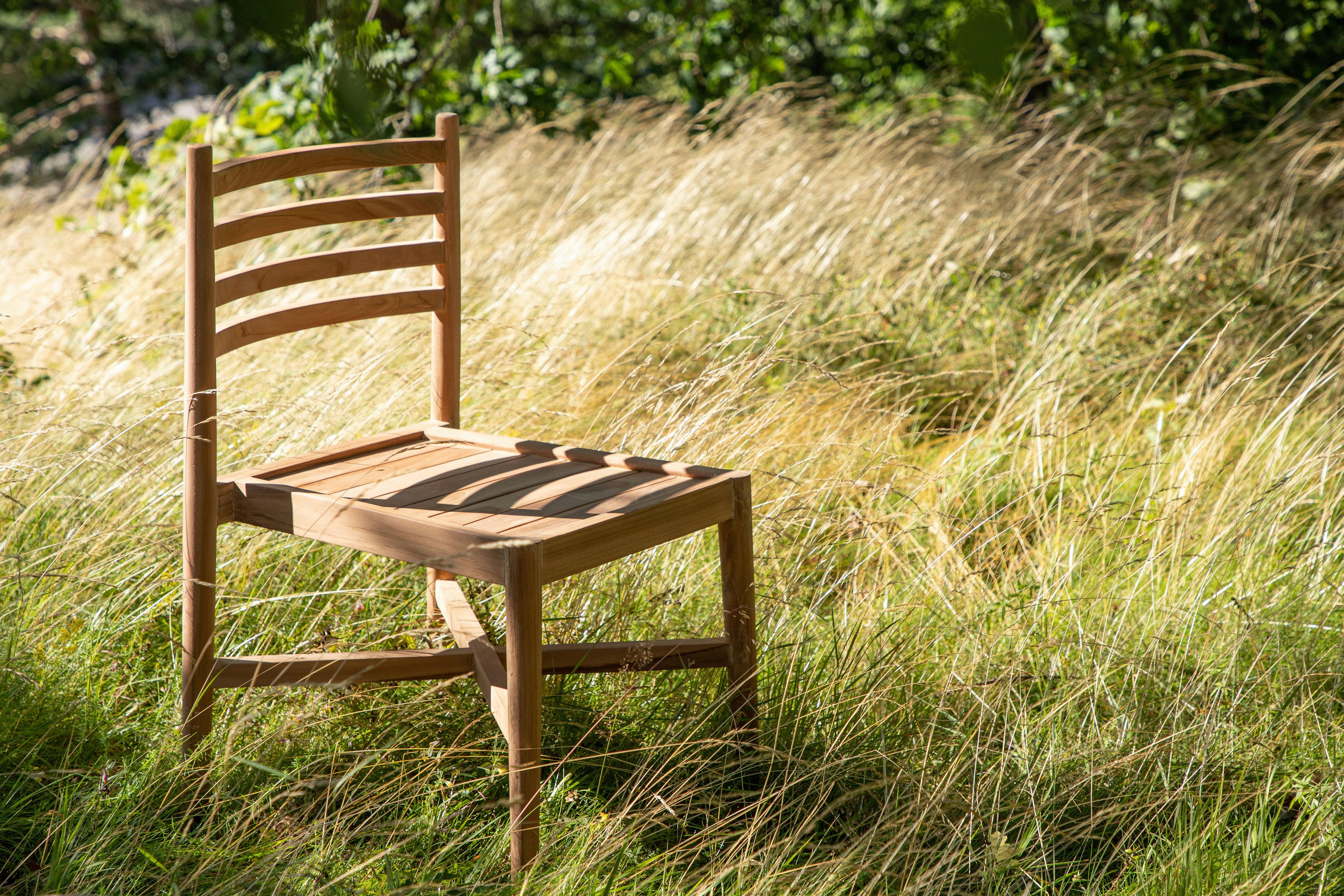 Stapelsessel Kenya ca. 50x81x52 cm Teakholz Holz Gardenson Garten & Outdoor > Gartenmöbel > Gartenstühle Braun
