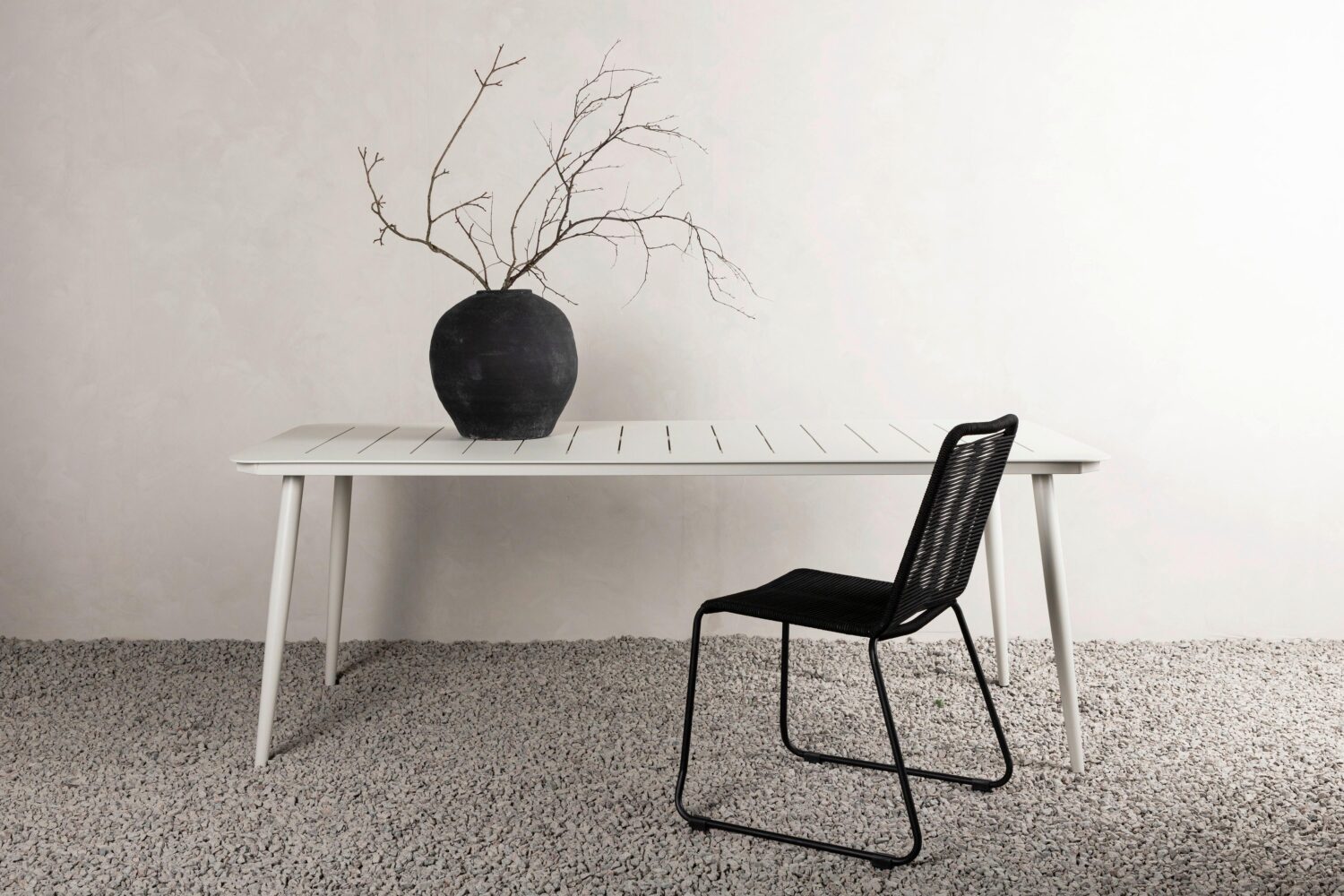 Gartentisch Lina ca. 200x90x75 cm Beige Metall Gardenson Garten & Outdoor > Gartenmöbel > Gartentische Beige