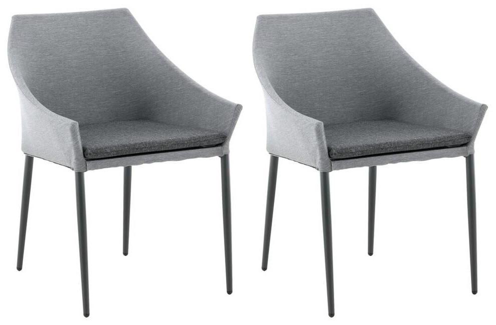 wohnli-moebel-suche-002615031902 Wohnli Möbelsuche - Gartenstuhl-Set Spoga 2er-Set Dunkelgrau/Schwarz