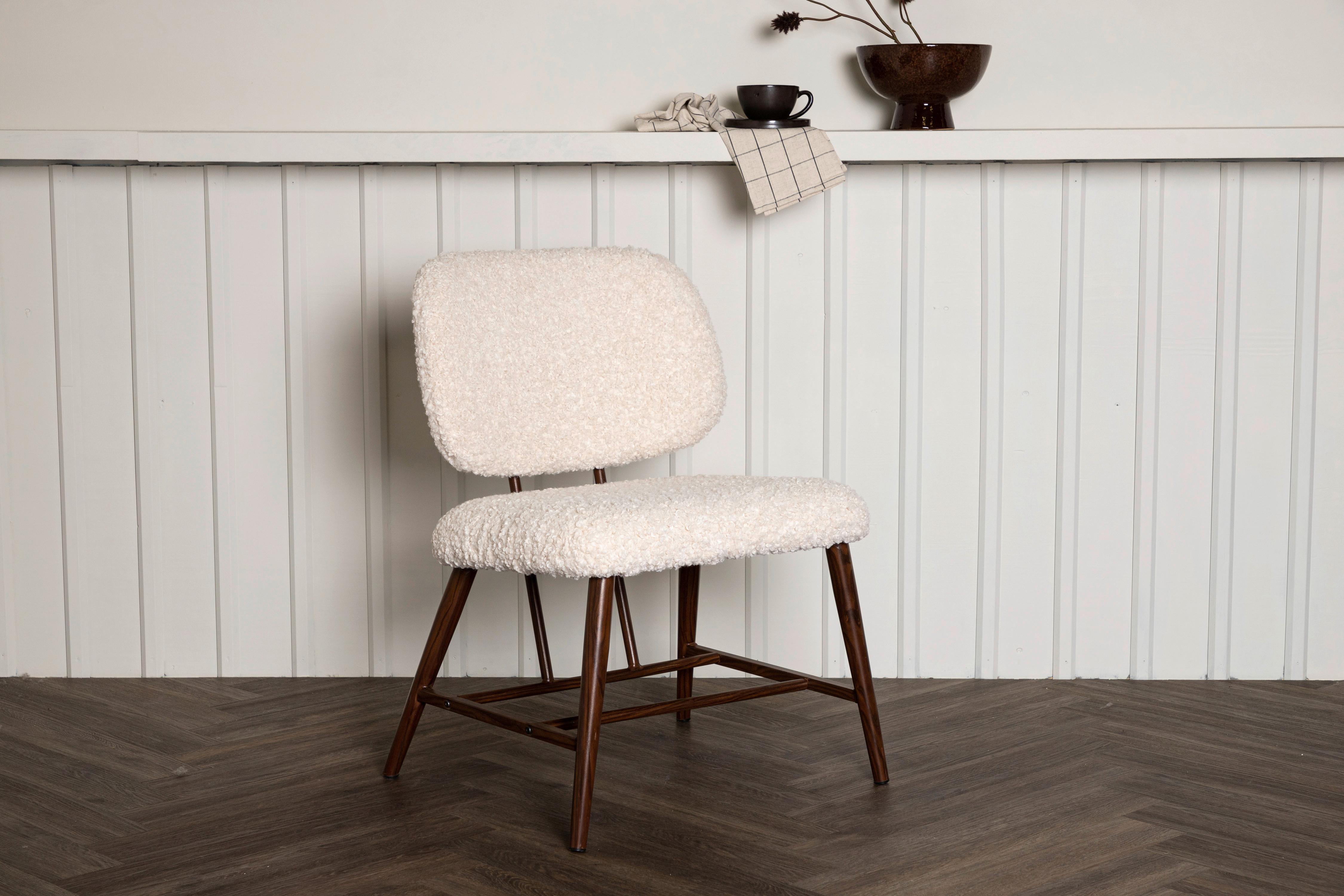 SESSEL MIDLAD Textil, Metall Livetastic Möbel > Sessel > Polstersessel Weiß