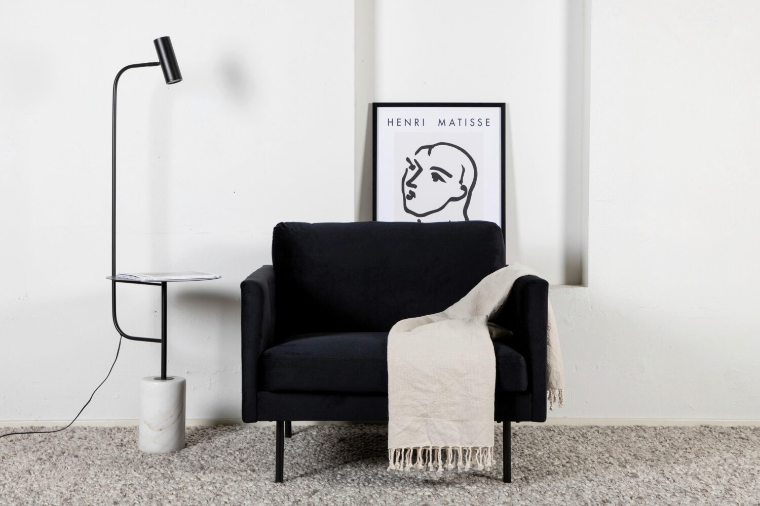 SESSEL ZOOM Metall, Textil Livetastic Möbel > Sessel > Polstersessel Schwarz