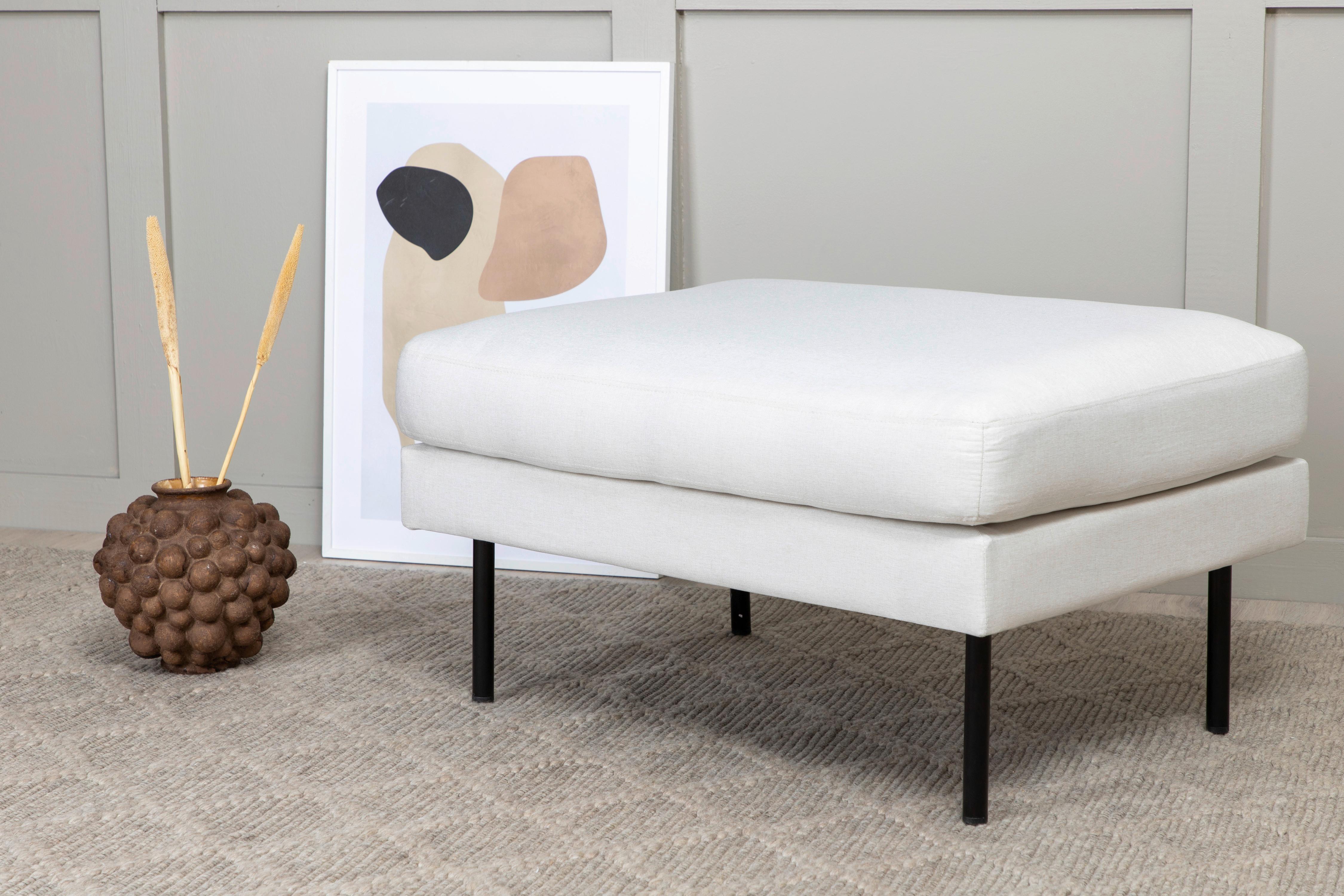 HOCKER ZOOM Metall, Kunststoff, Textil Livetastic Möbel > Sessel > Hocker Schwarz