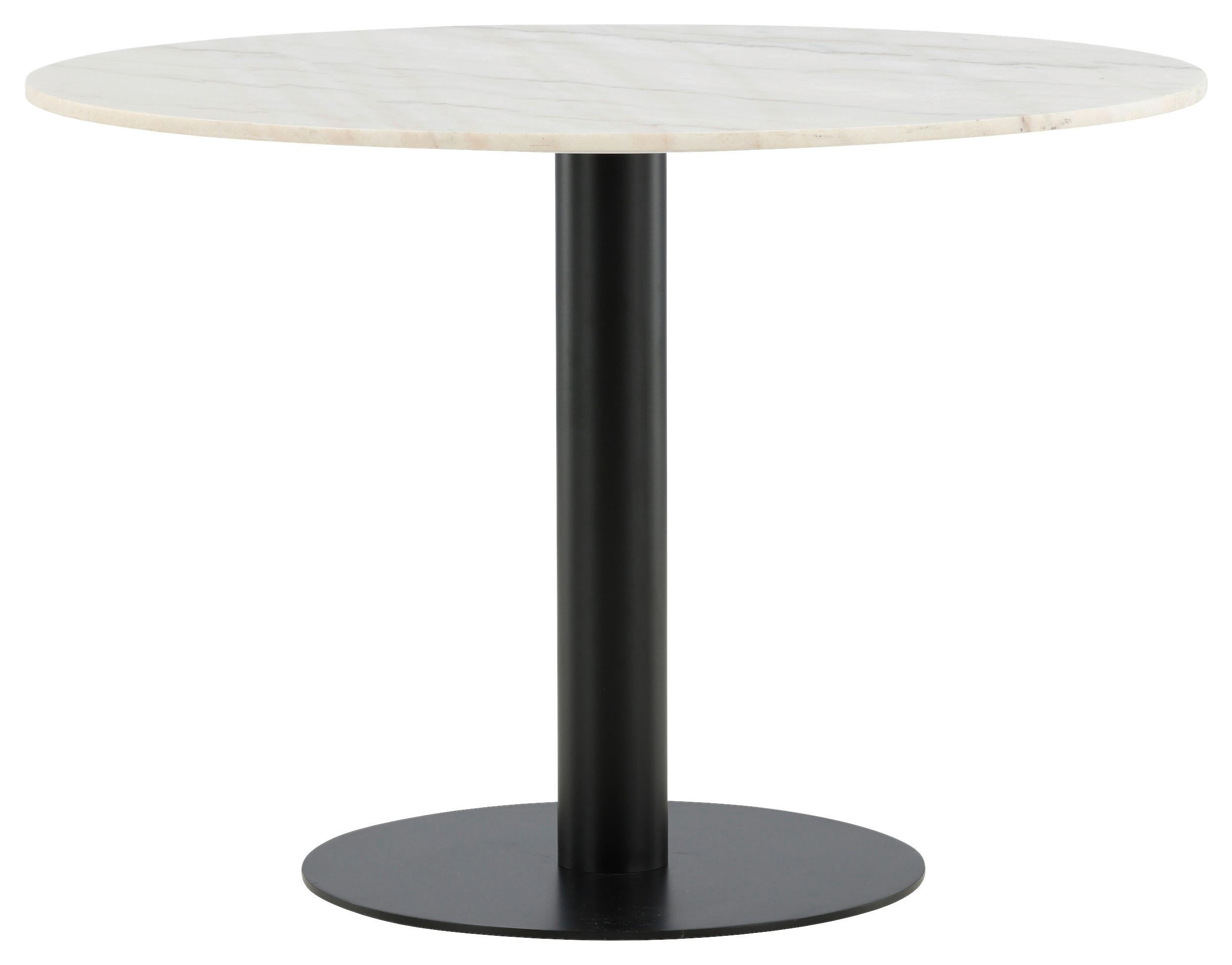 wohnli-moebel-suche-002615040505 Wohnli Möbelsuche - Esstisch Estelle Ø ca. 106 cm Marmor/Schwarz