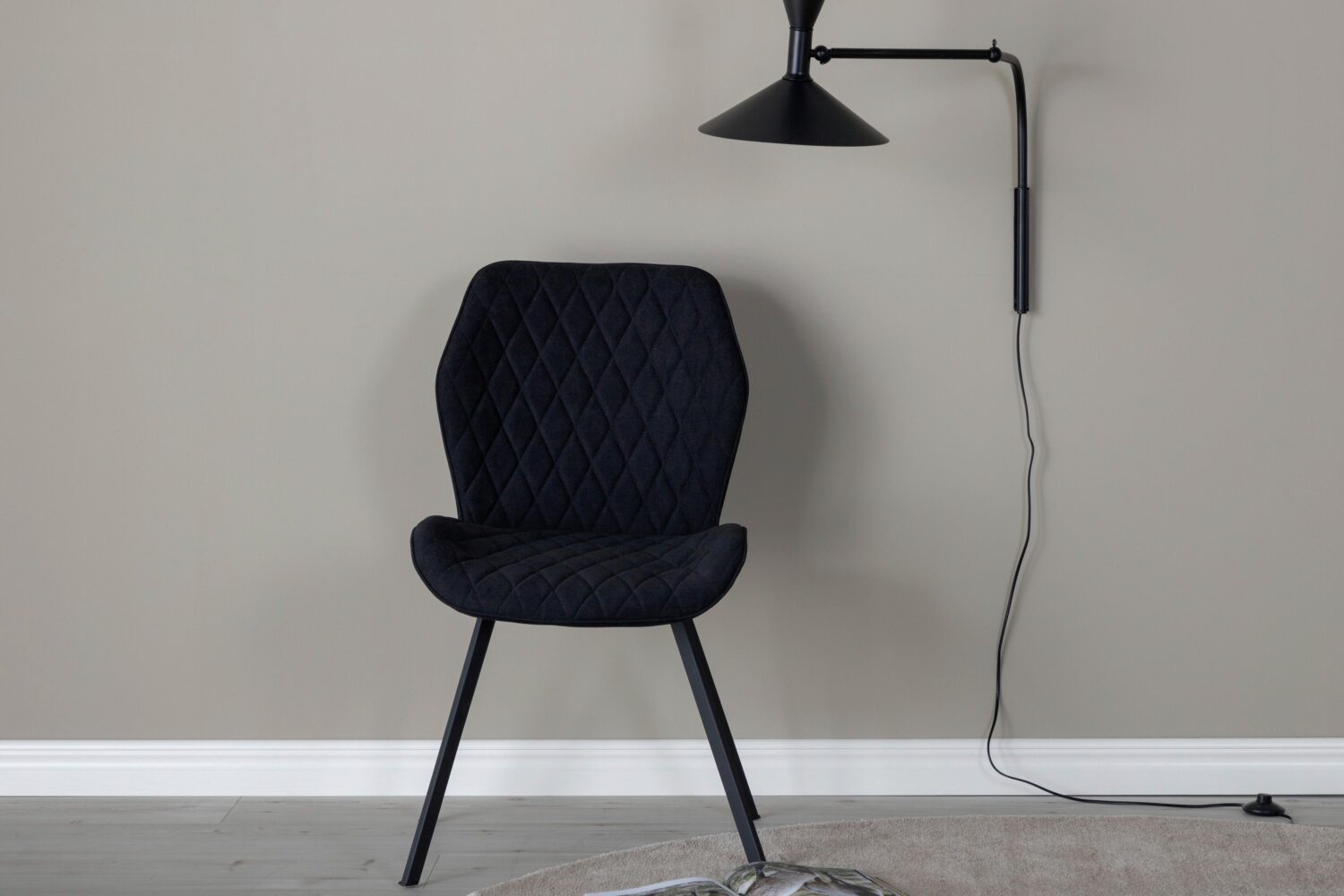 STUHL-SET GEMMA Metall, Textil Livetastic Möbel > Stühle > Stuhl-Sets > Esszimmerstühle Sets Schwarz