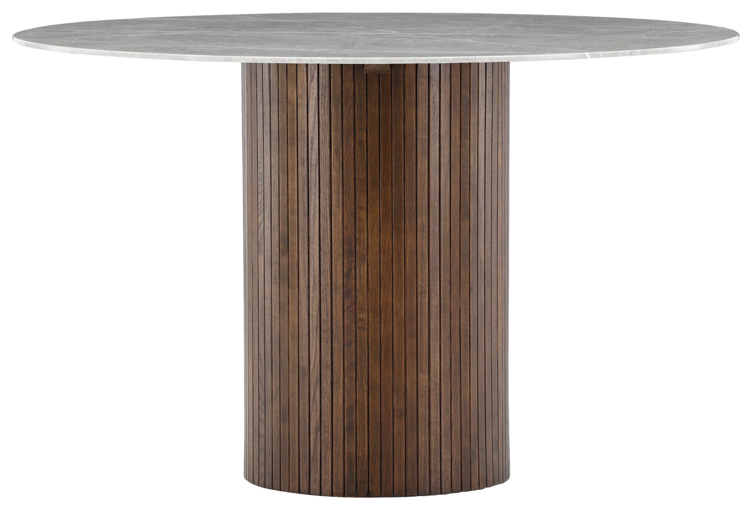 Esstisch Härön Braun/Dunkelgrau Holz, Glas Livetastic Möbel > Tische > Esstische > Esstische Holz Braun