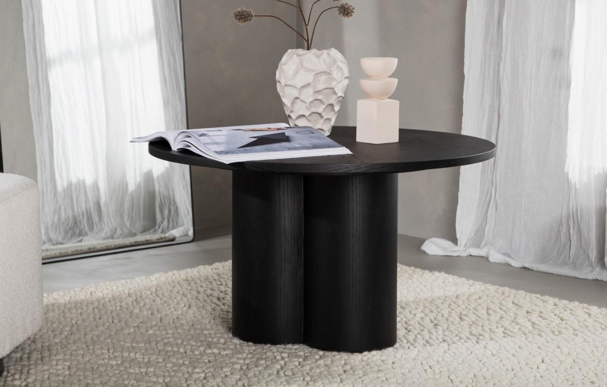 COUCHTISCH OLIVIA Holz Livetastic Wohnzimmermöbel Schwarz