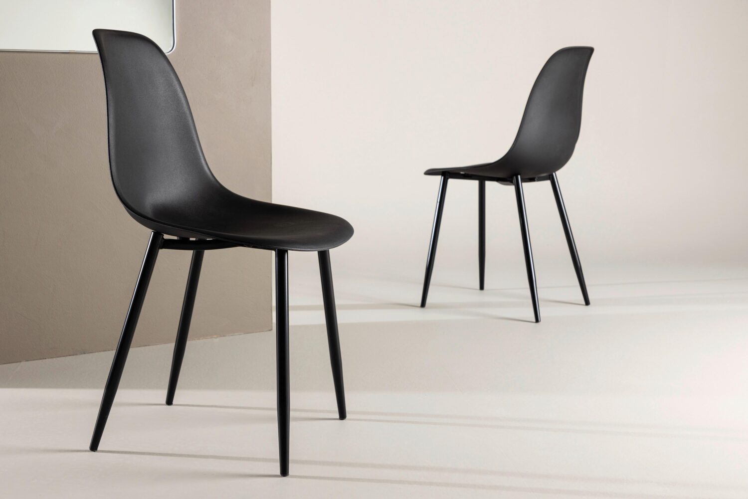 STUHL-SET POLAR Kunststoff Livetastic Möbel > Stühle > Stuhl-Sets > Esszimmerstühle Sets Schwarz