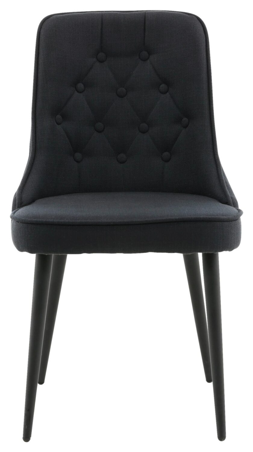 STUHL-SET VELVET DELUXE Metall, Kunststoff, Textil Livetastic Möbel > Stühle > Stuhl-Sets > Esszimmerstühle Sets Schwarz