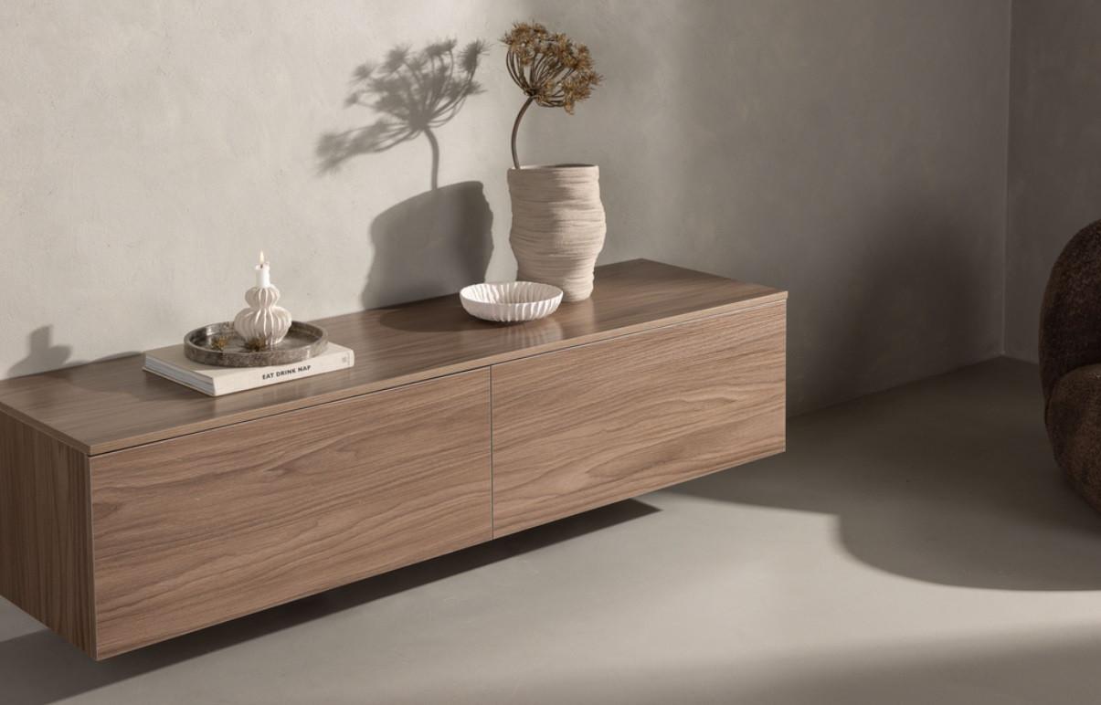 LOWBOARD FRIHAMN Holz Livetastic Möbel > TV-Möbel Braun