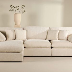 Ecksofa Amalfi Beige Kunststoff, Textil Livetastic Möbel > Sofas & Couches > Wohnlandschaften > Ecksofas Beige