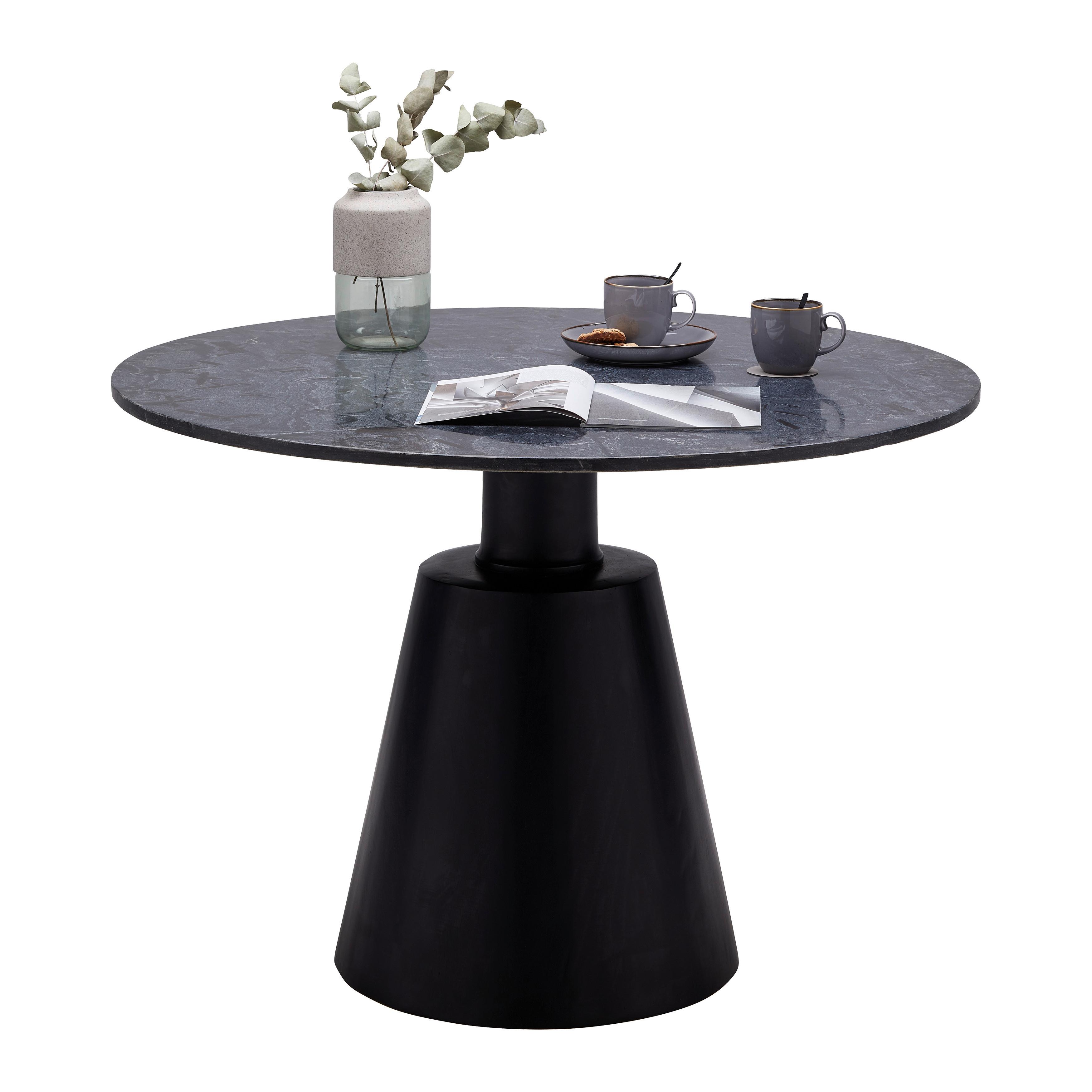 wohnli-moebel-suche-002641001001 Wohnli Möbelsuche - Esstisch Nero in Schwarz/Grau aus Mangoholz