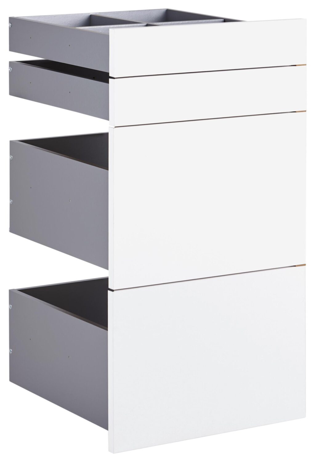 Wohnli Möbelsuche - Schubladenset Unit in Weiß