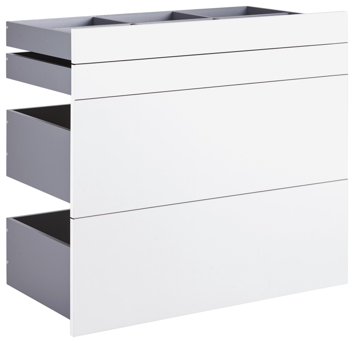 Wohnli Möbelsuche - Schubladenset Unit in Weiß