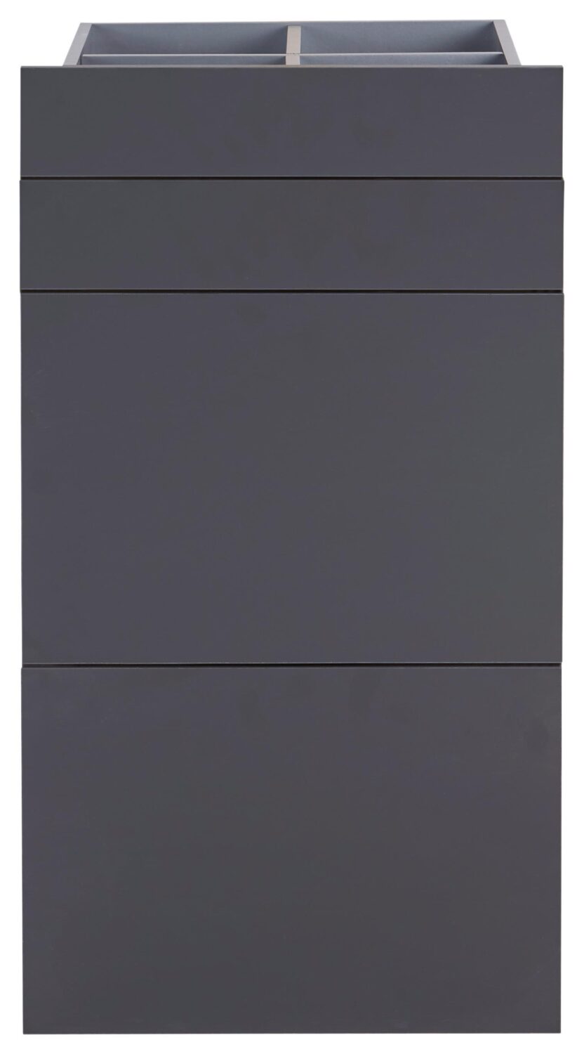 Schubladenset Unit in Anthrazit Holzwerkstoff Based Möbel > Schränke > Kleiderschränke Anthrazit