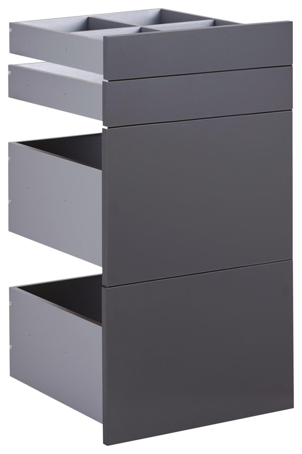 Wohnli Möbelsuche - Schubladenset Unit in Anthrazit