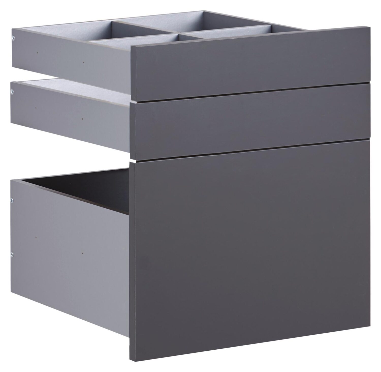 Wohnli Möbelsuche - Schubladenset Unit in Anthrazit