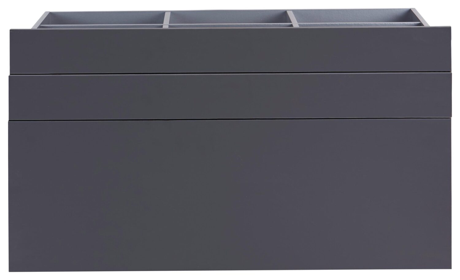 Schubladenset Unit in Anthrazit Holzwerkstoff Based Möbel > Schränke > Kleiderschränke Anthrazit