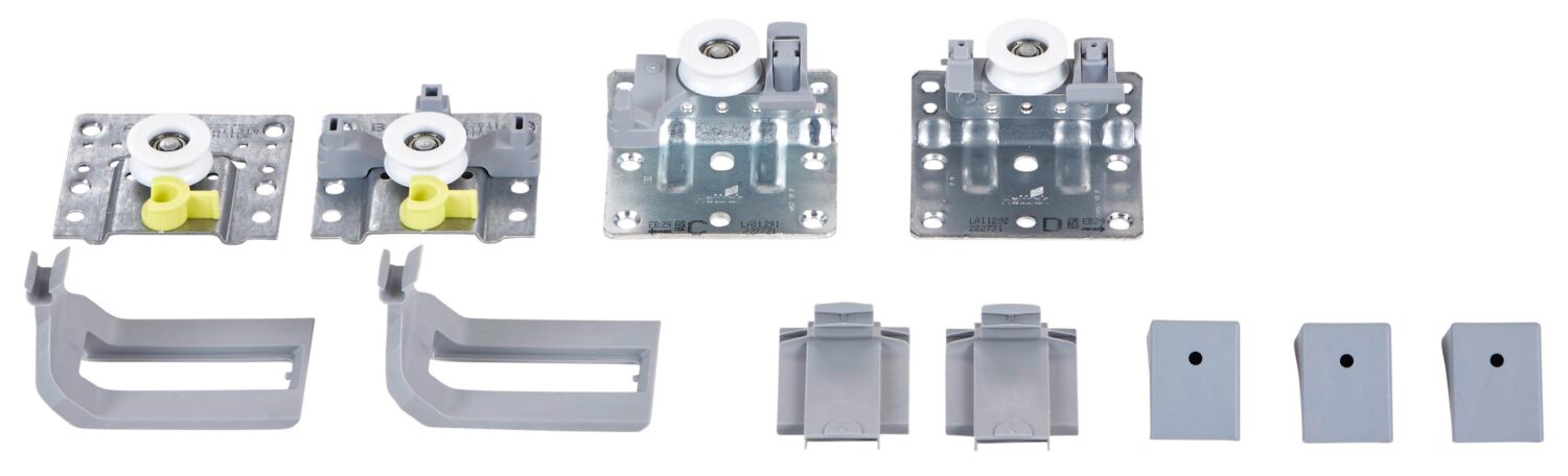 Montagepaket Unit in Schwarz Metall, Kunststoff Based Möbel > Schränke Schwarz