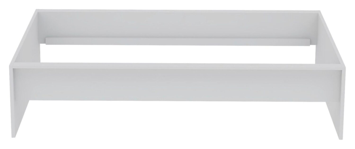 Bettrahmen Unit 120 in Weiß Holzwerkstoff Based Möbel > Betten Weiß