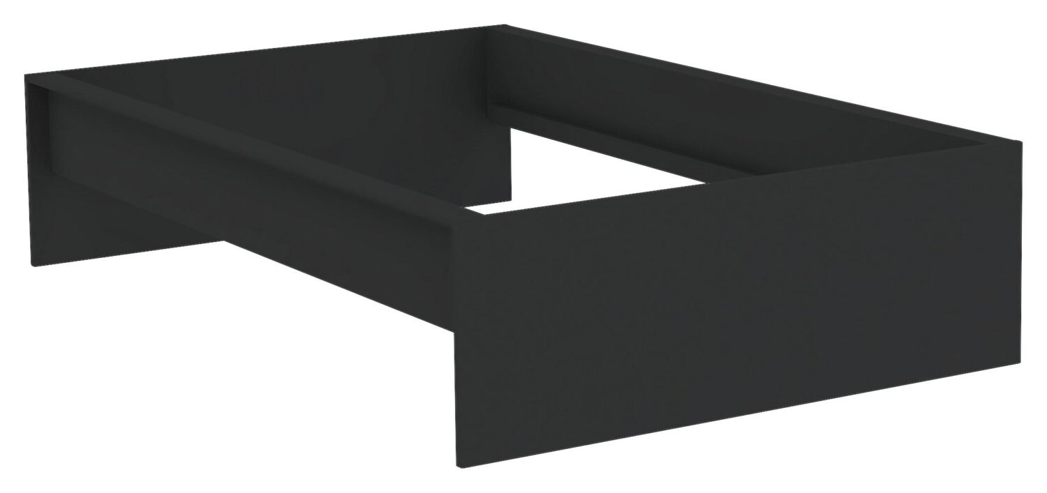 Wohnli Möbelsuche - Bettrahmen Unit 120 in Anthrazit