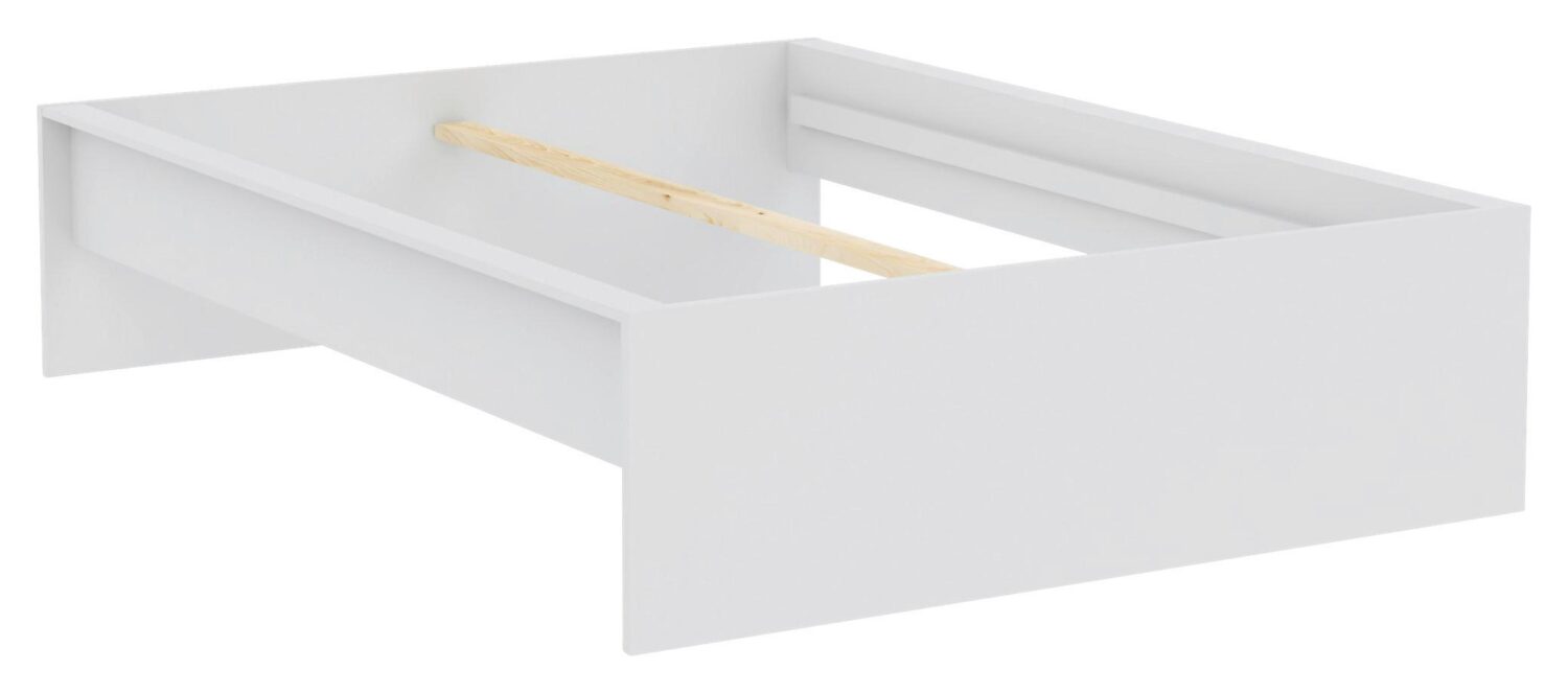 Wohnli Möbelsuche - Bettrahmen Unit 140 in Weiß