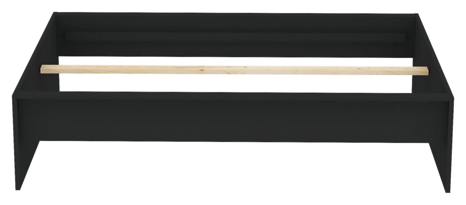 Bettrahmen Unit 140 in Anthrazit Holzwerkstoff Based Möbel > Betten Anthrazit