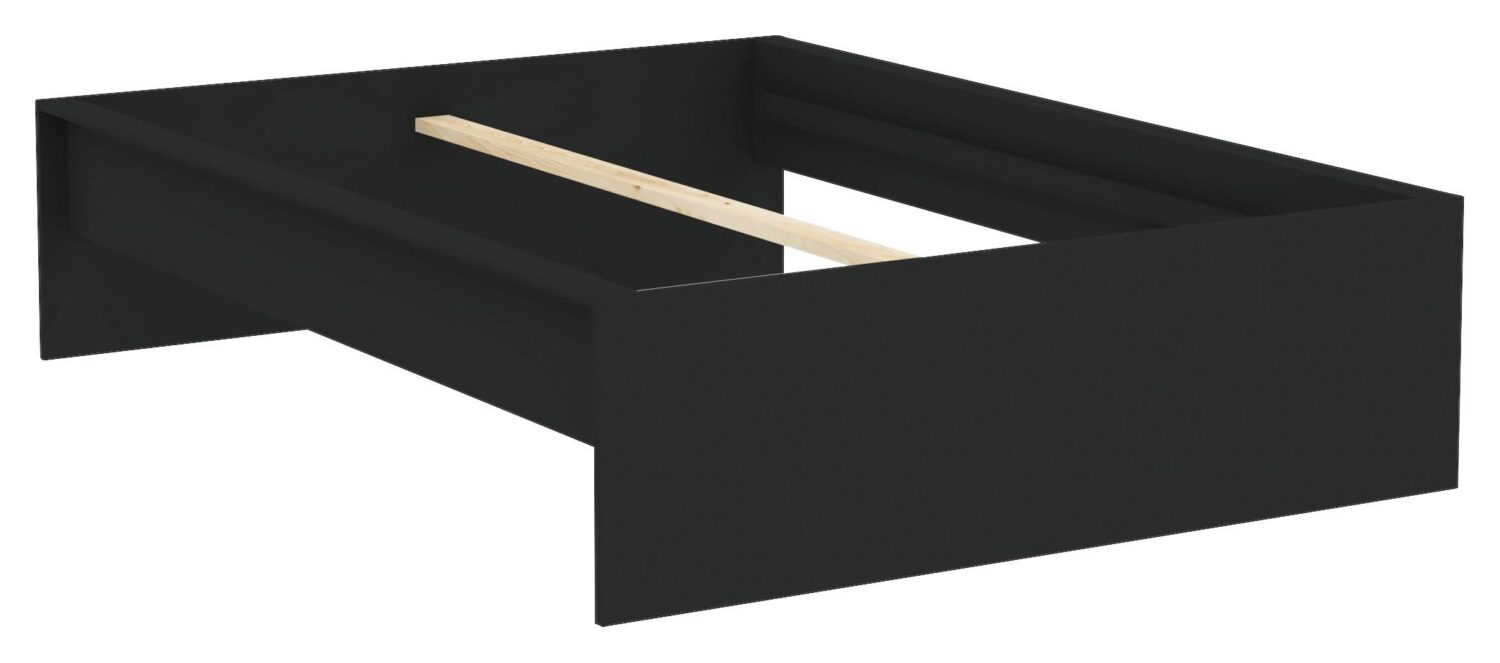 Wohnli Möbelsuche - Bettrahmen Unit 140 in Anthrazit