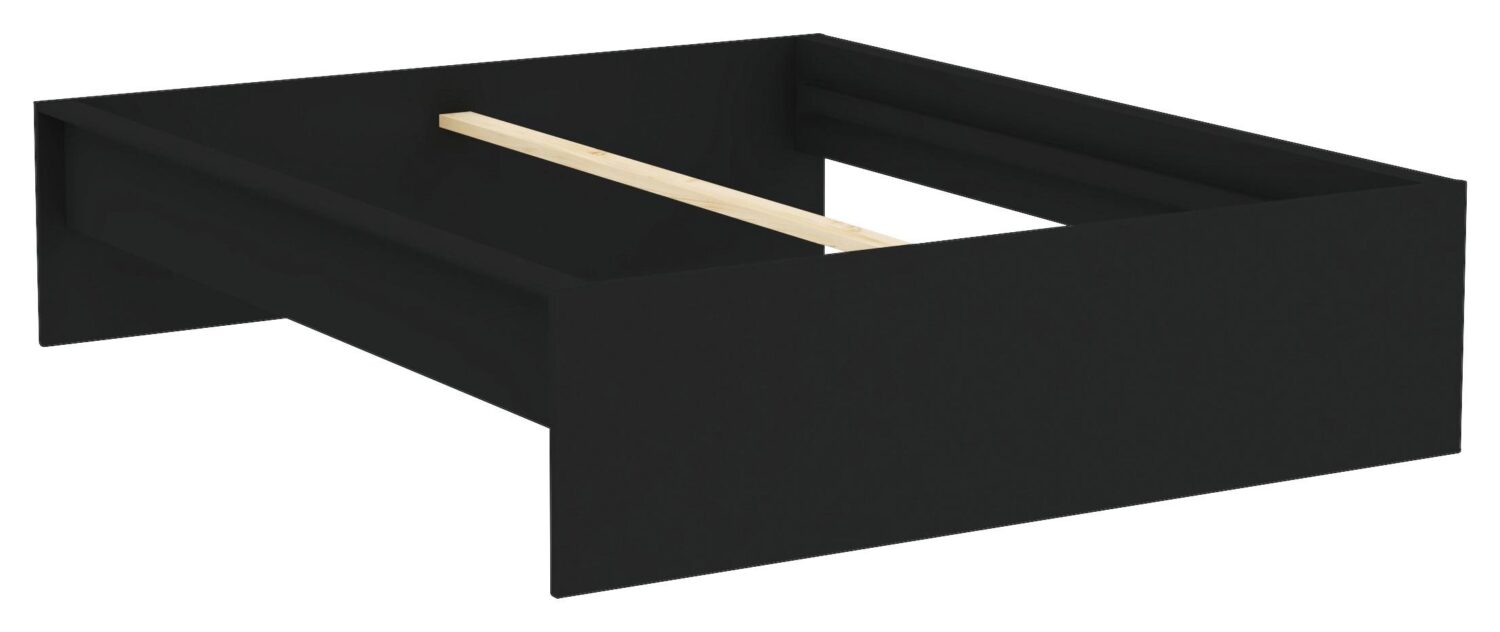 Wohnli Möbelsuche - Bettrahmen Unit 160 in Anthrazit