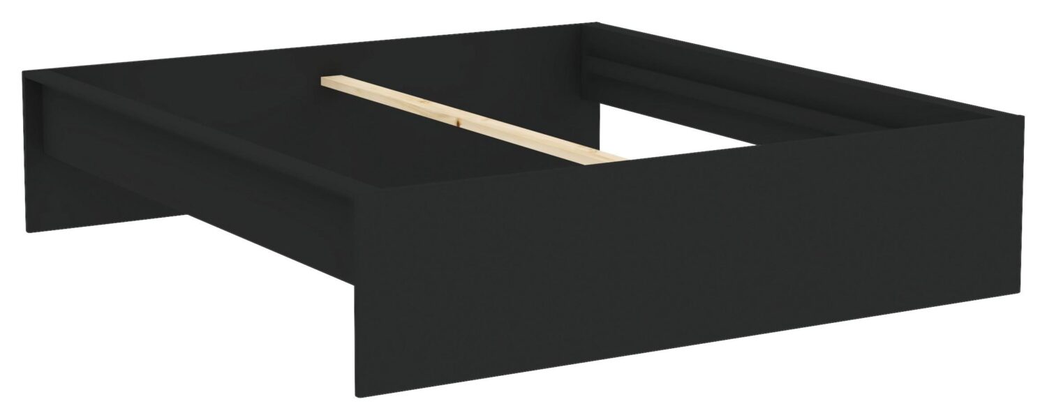 Wohnli Möbelsuche - Bettrahmen Unit 180 in Anthrazit