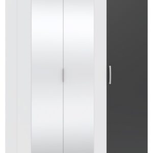 wohnli-moebel-suche-002647012004 Wohnli Möbelsuche - Drehtürenschrank Jan Anthrazit/Weiß