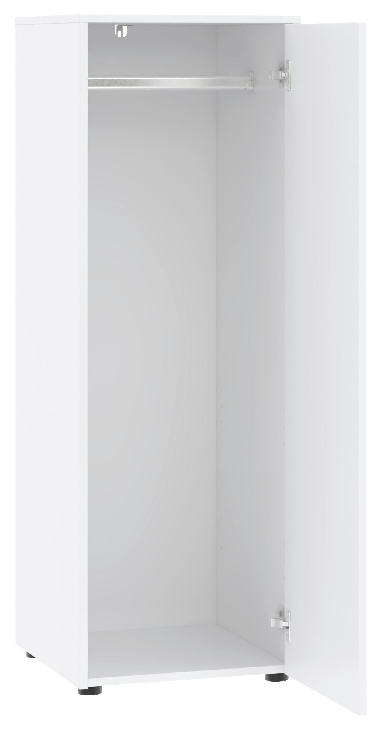 Kleiderschrank Kivo Weiß Kunststoff Based Möbel > Schränke > Kleiderschränke Weiß