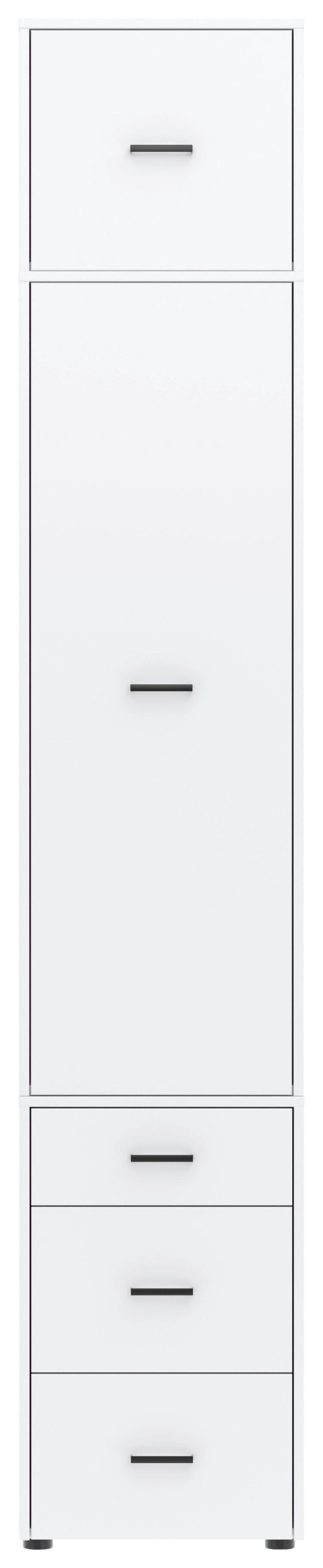 Kleiderschrank Kivo Weiß Holzwerkstoff Based Möbel > Schränke > Kleiderschränke Weiß