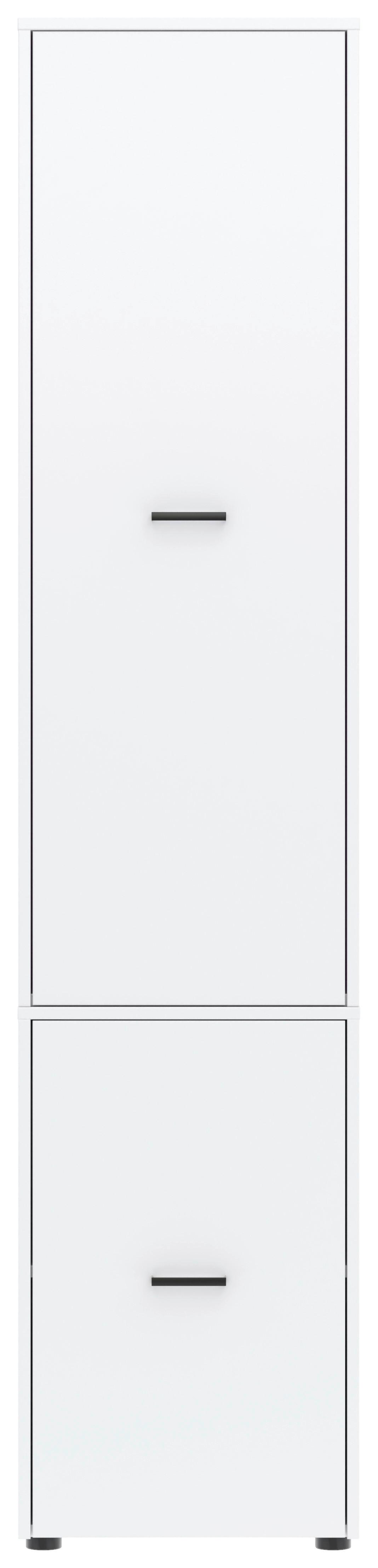 Kleiderschrank Kivo Weiß Holzwerkstoff Based Möbel > Schränke > Kleiderschränke Weiß