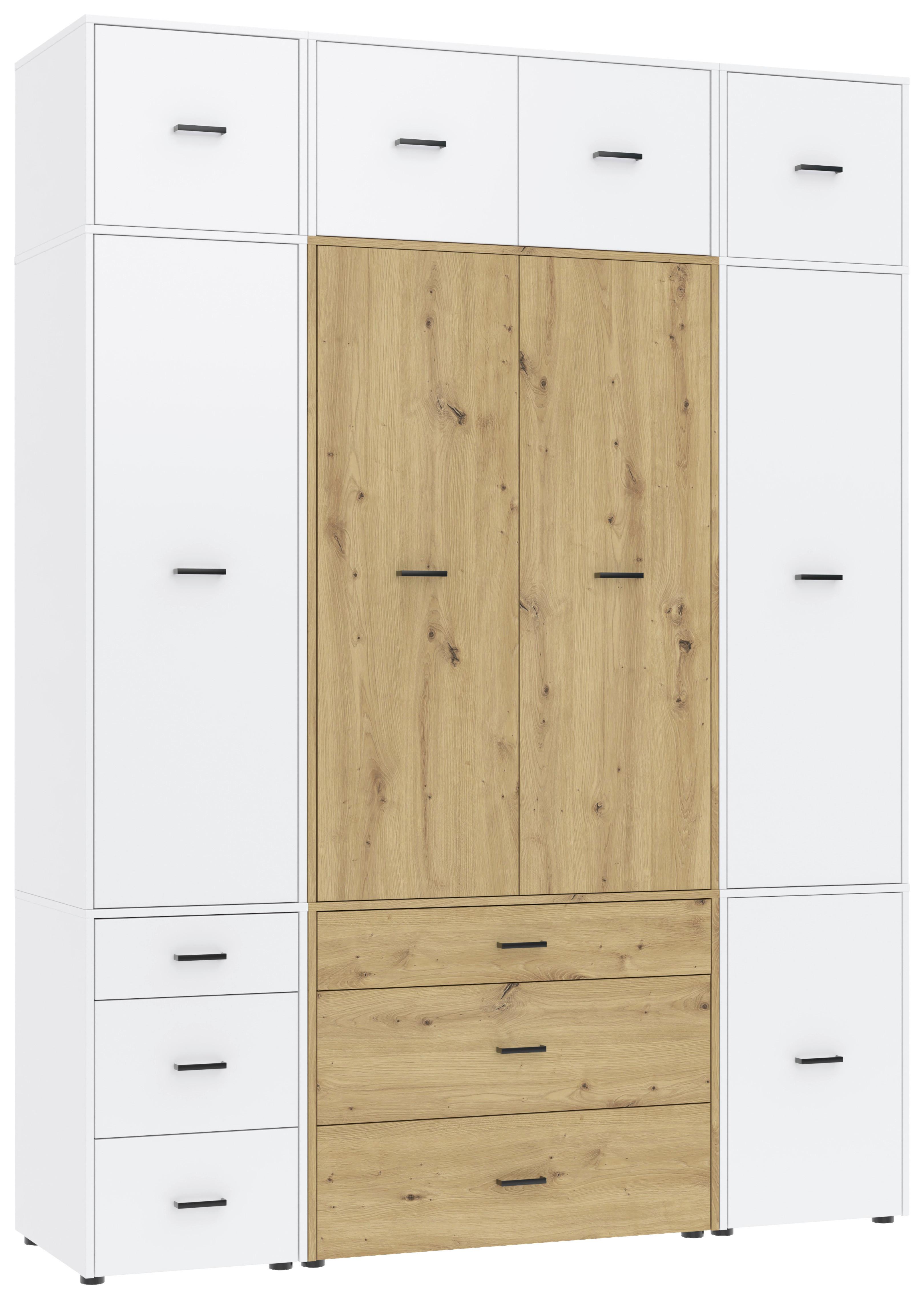 wohnli-moebel-suche-002647012371 Wohnli Möbelsuche - Kleiderschrank Kivo Eiche Artisan/Weiß