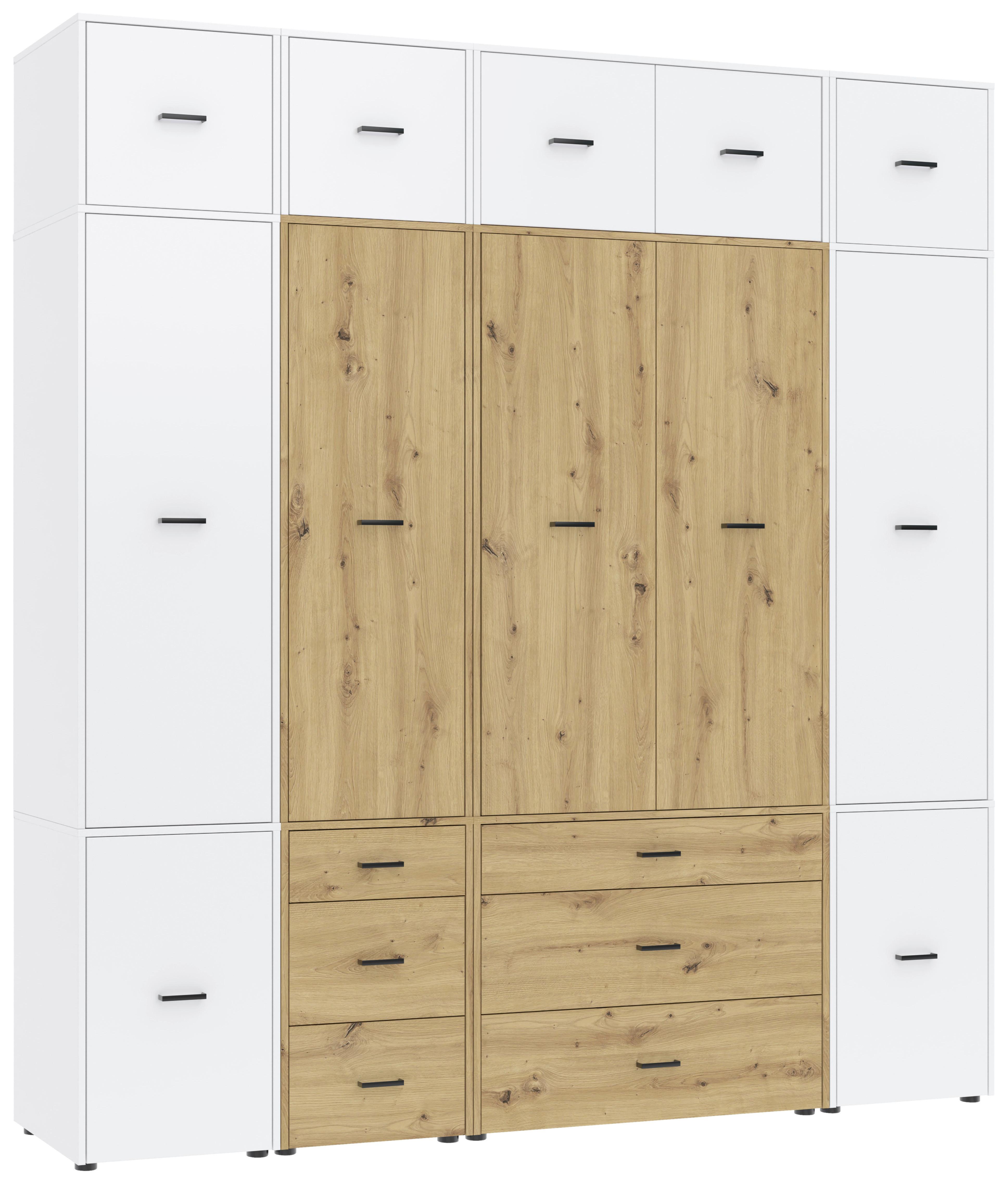wohnli-moebel-suche-002647012372 Wohnli Möbelsuche - Kleiderschrank Kivo Eiche Artisan/Weiß