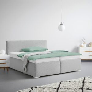 wohnli-moebel-suche-002648004103-1 Polsterbett Lesia in Grau ca. 200x200cm Textil Mömax Möbel > Betten > Polsterbetten Grau