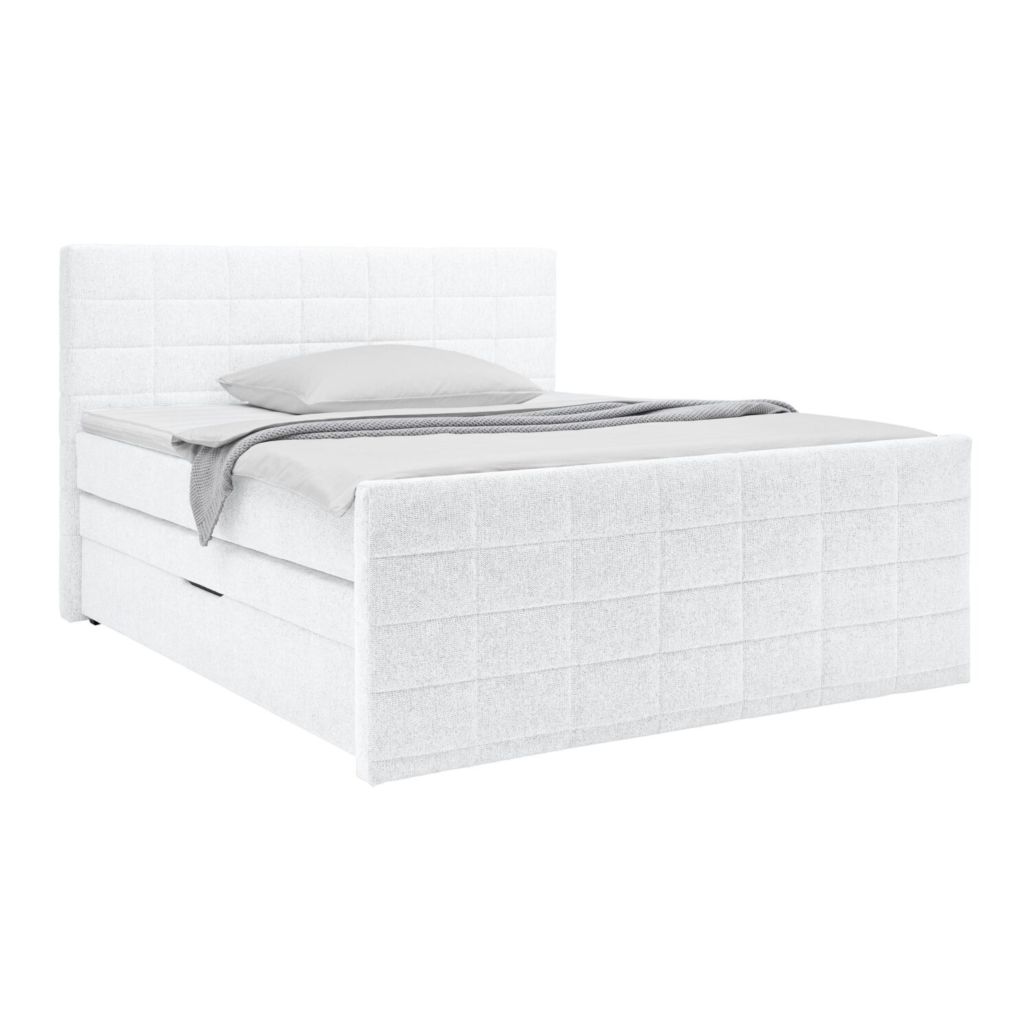 Wohnli Möbelsuche - Boxspringbett Damon Weiß ca. 180x200cm