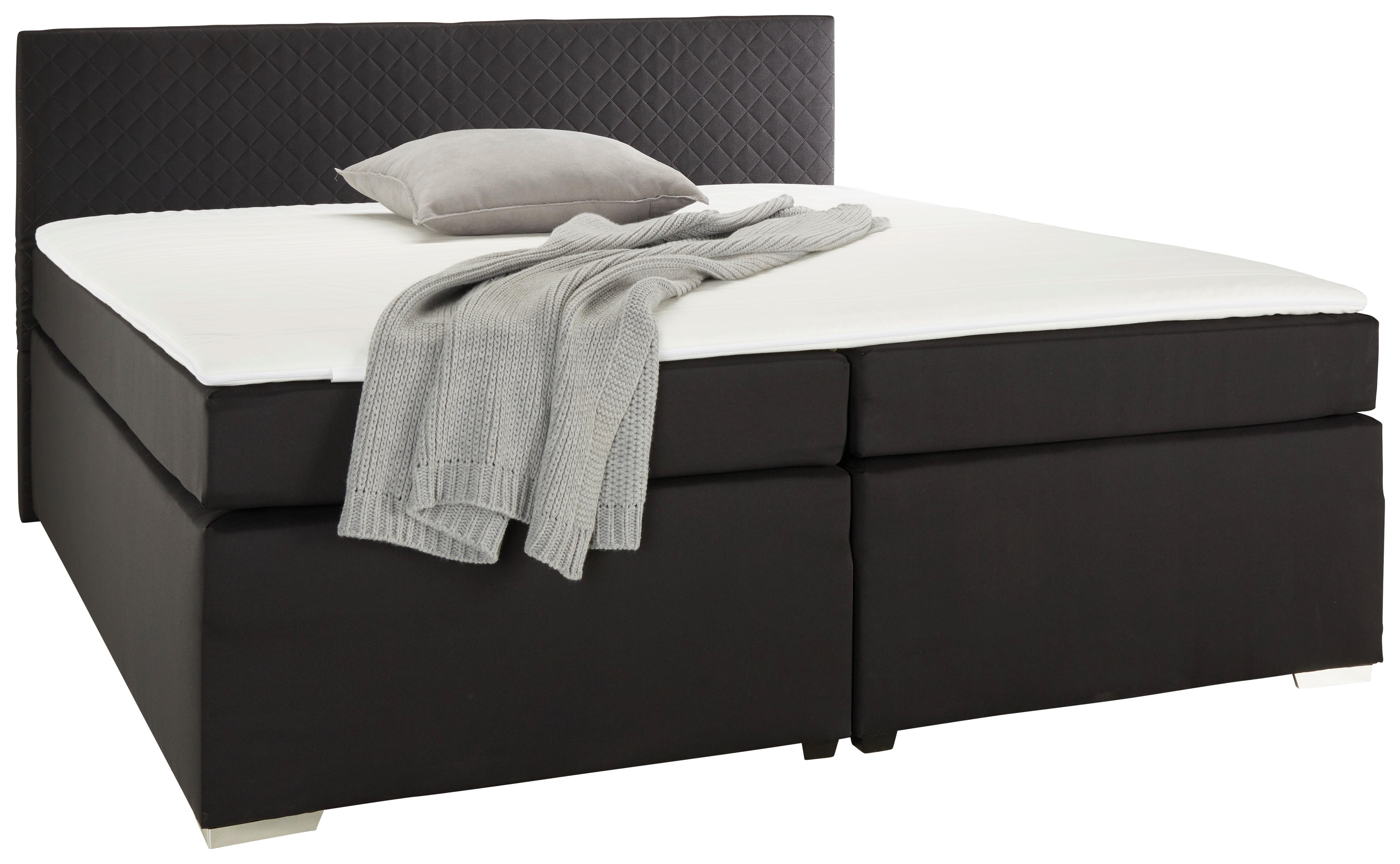 wohnli-moebel-suche-002648015102-1 Boxspringbett Mali New in Schwarz ca. 180x200cm Textil Mömax Möbel > Betten > Doppelbetten Schwarz