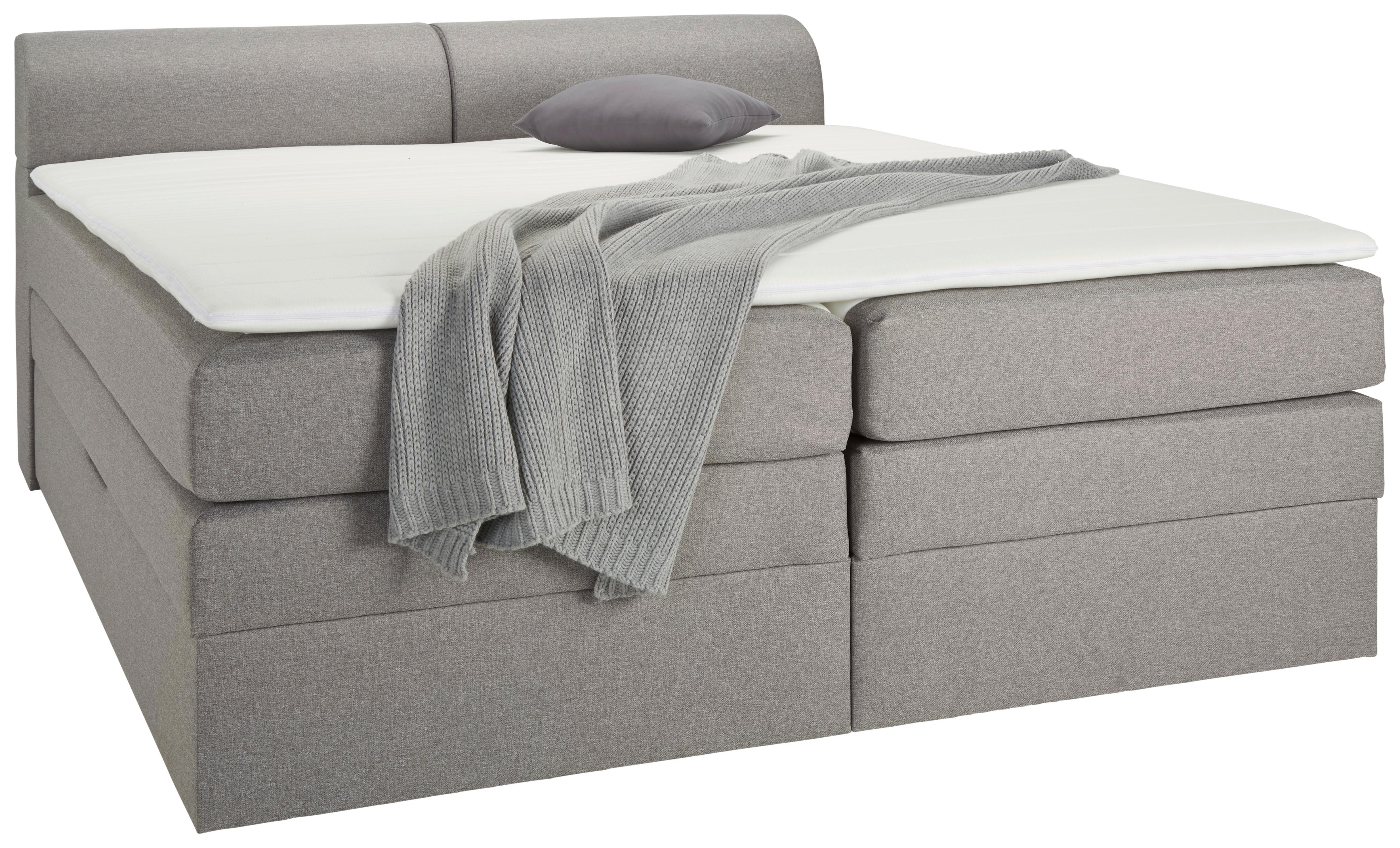 Wohnli Möbelsuche - Boxspringbett in Grau ca. 160x200cm