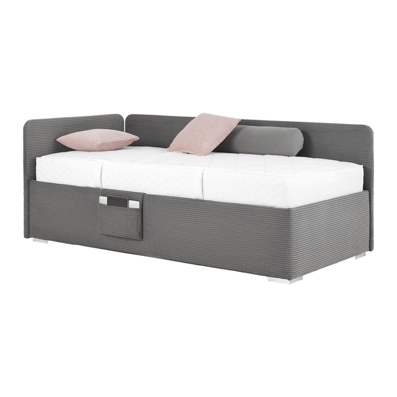 wohnli-moebel-suche-002648017301 Wohnli Möbelsuche - Bett Remi Grau ca. 90x200cm