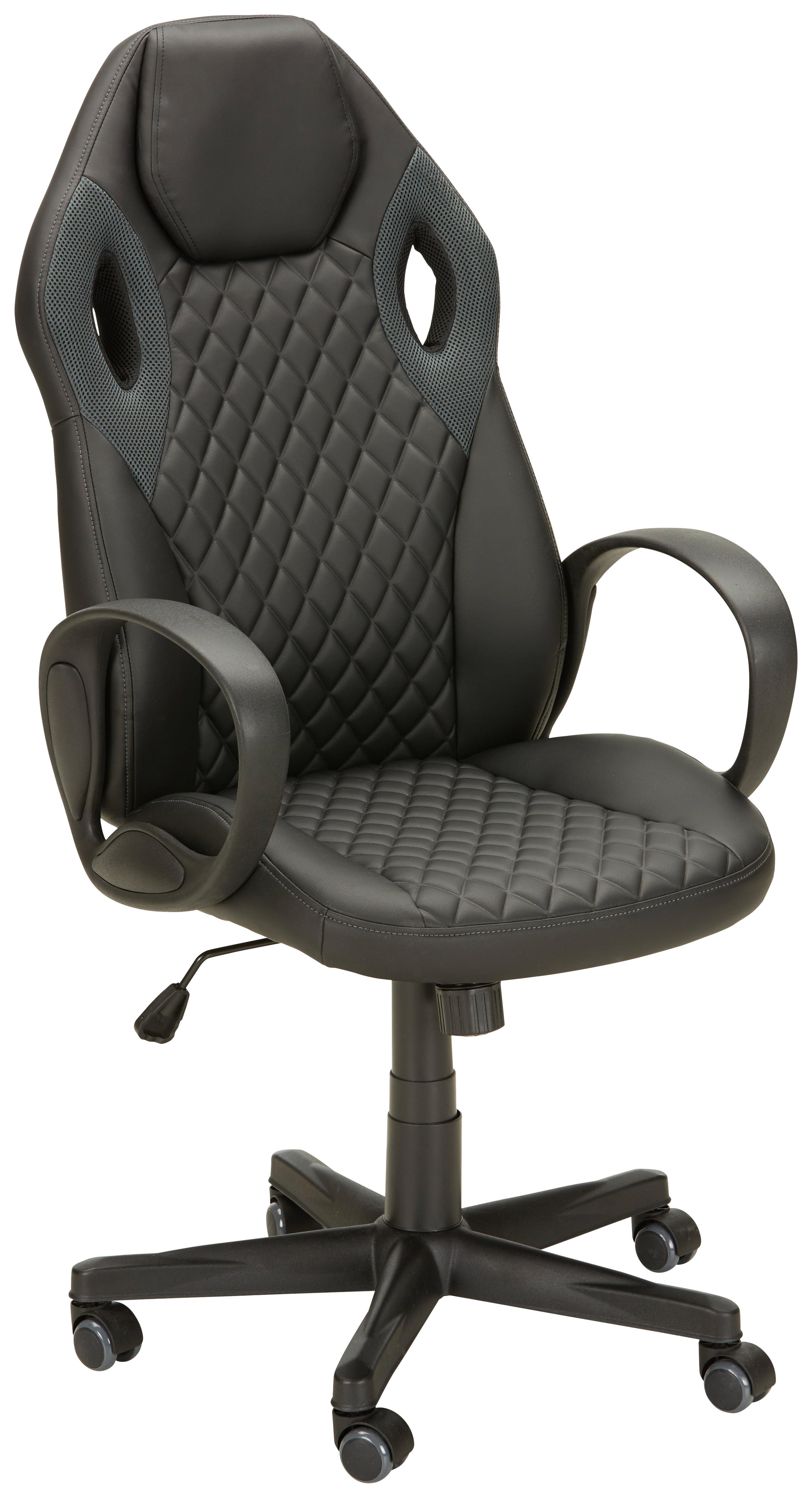 wohnli-moebel-suche-002674009501 Wohnli Möbelsuche - Chefsessel in Grau/Schwarz