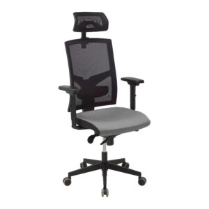 wohnli-moebel-suche-002696000101 Wohnli Möbelsuche - Chefsessel Boss Grau/Schwarz