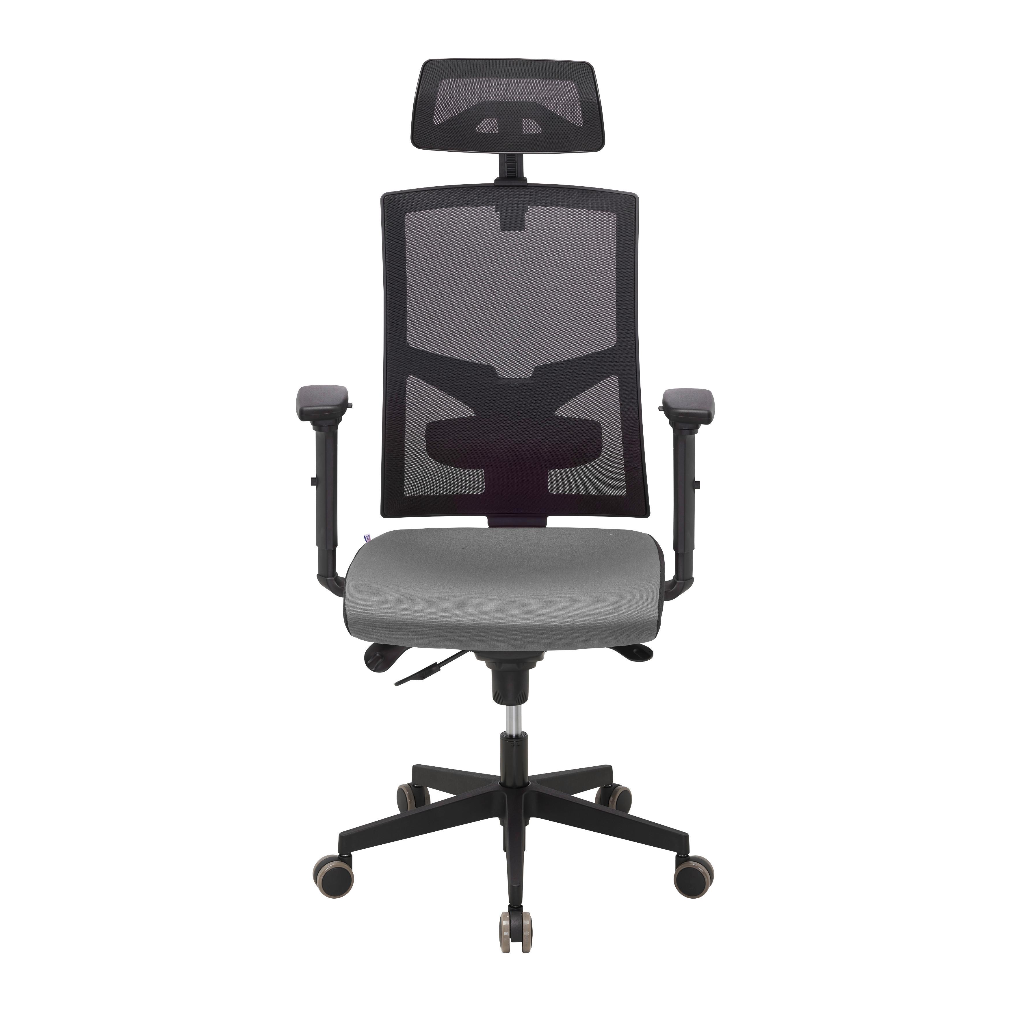 wohnli-moebel-suche-002696000104 Wohnli Möbelsuche - Chefsessel Boss Grau/Schwarz
